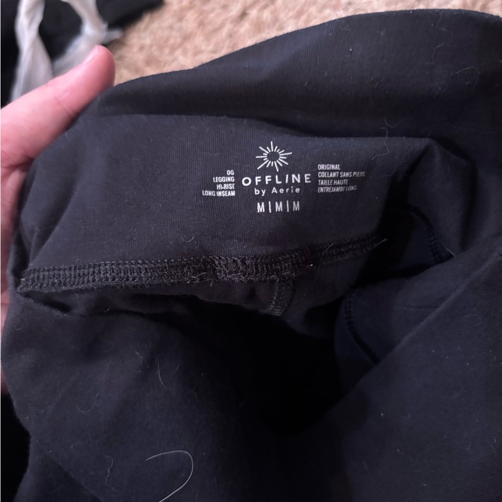 Aerie Black Offline Leggings